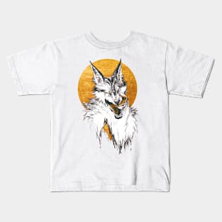 Ferocious Wolf Head Kids T-Shirt